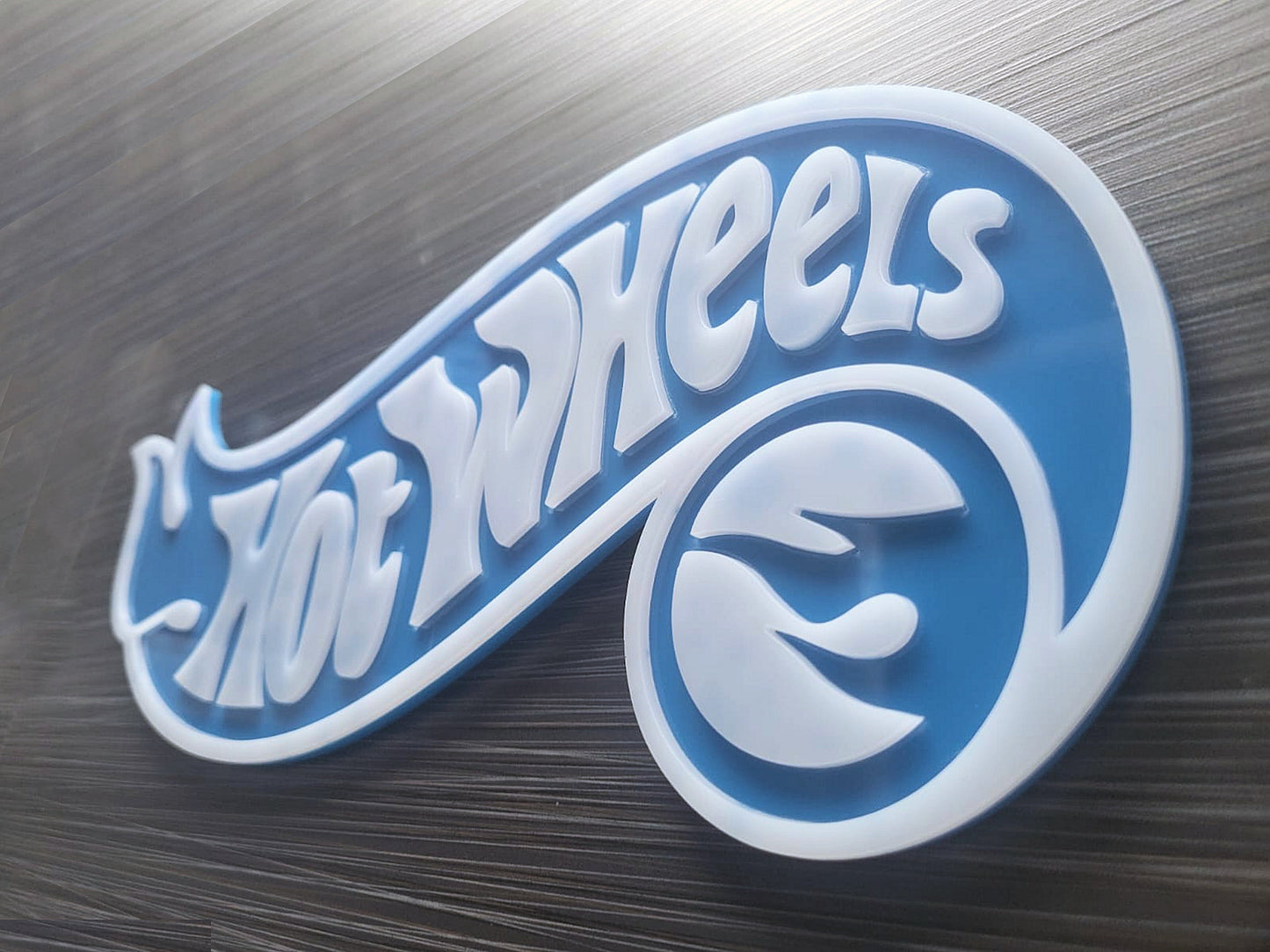 Hot Wheels Treasure Hunt Logo  3D sign