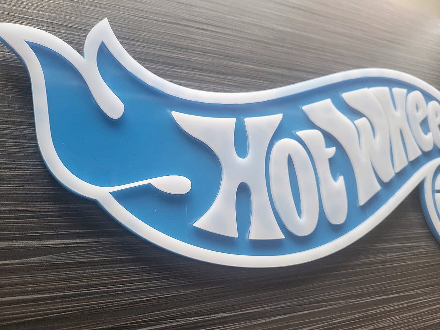 Hot Wheels Treasure Hunt Logo  3D sign