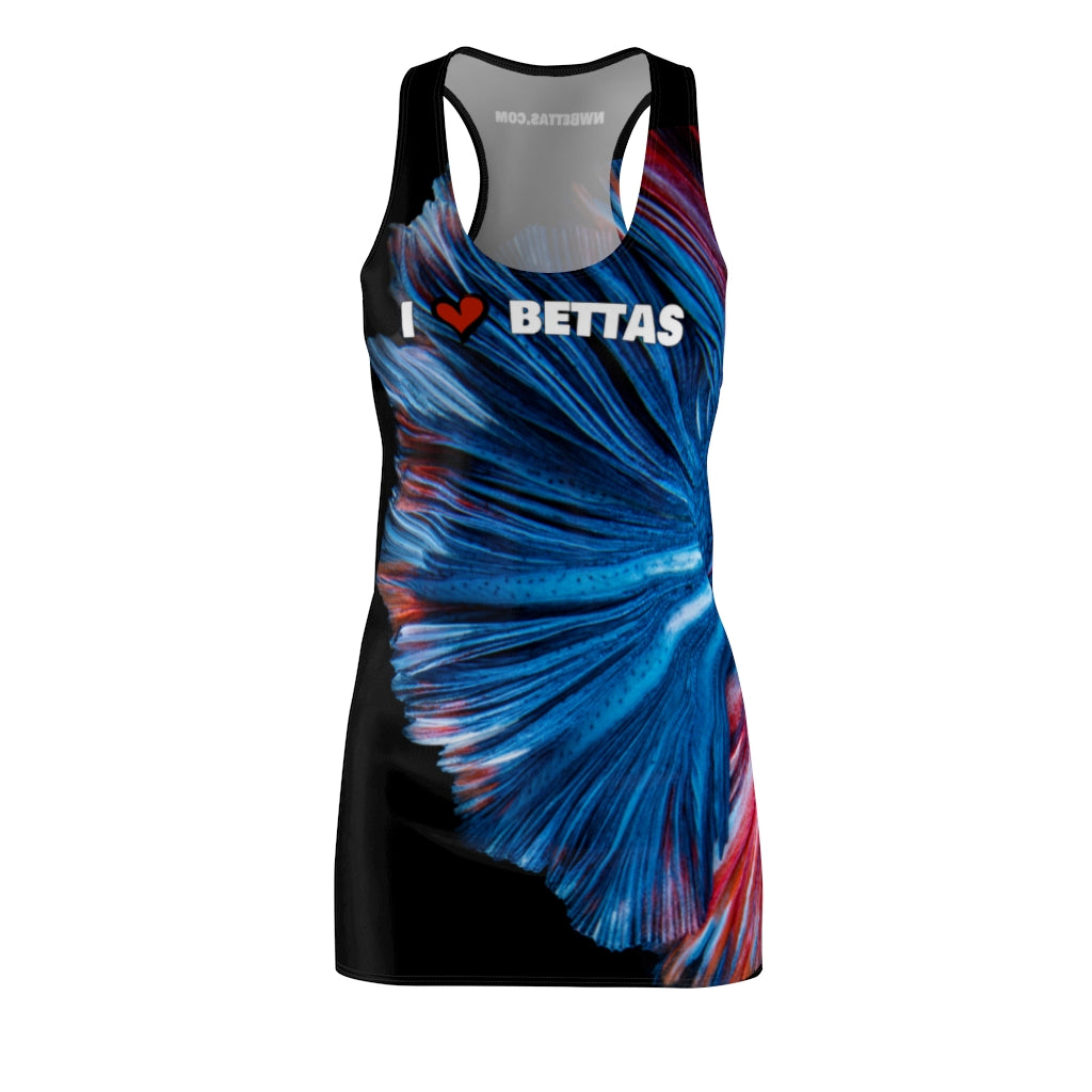 NWBettas "I Love Bettas" Women's Racerback Dress