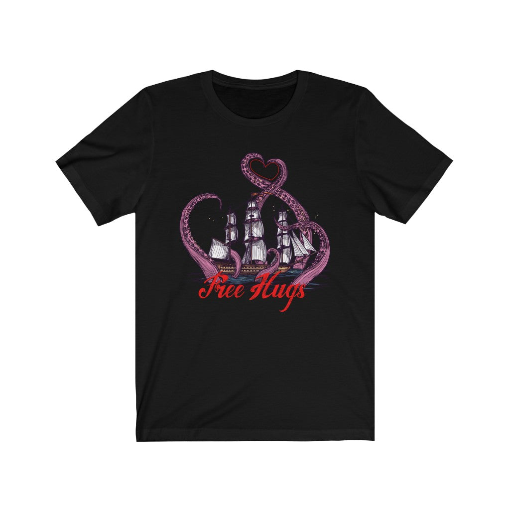 Kraken Free Hugs Unisex Short Sleeve Tee