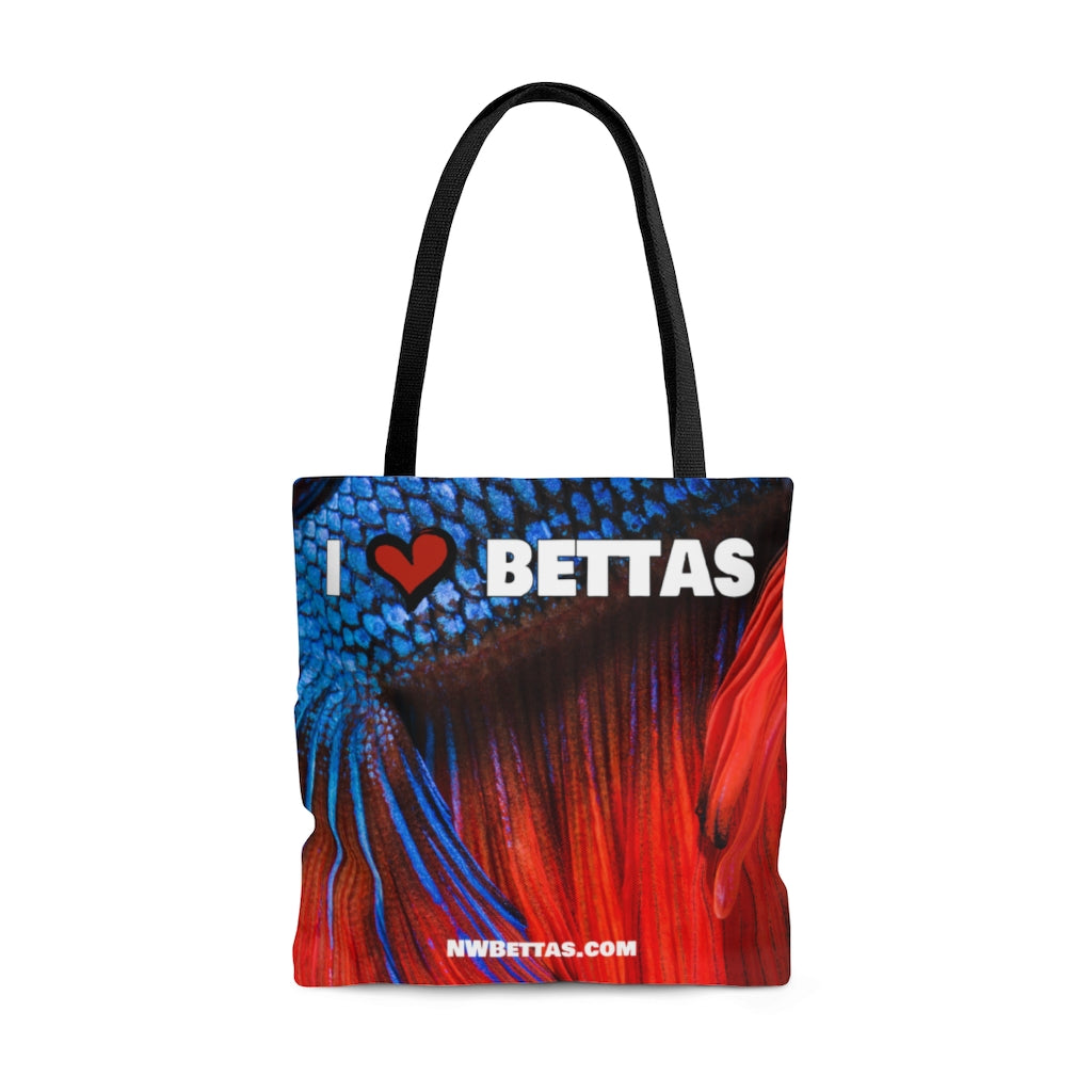 NWBettas I love Bettas Tote Bag