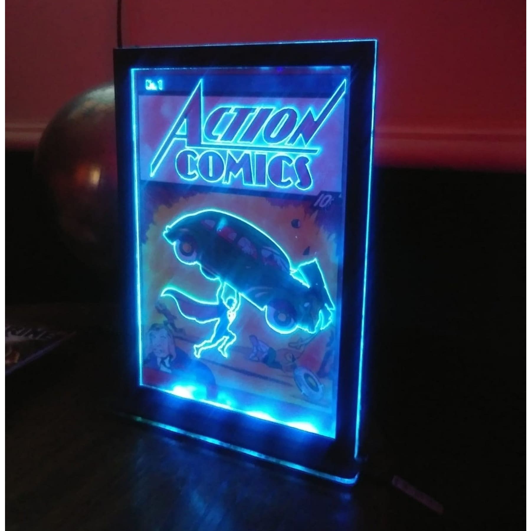 10x8" Acrylic LED Comic Poster Display Custom made for any cover you want!