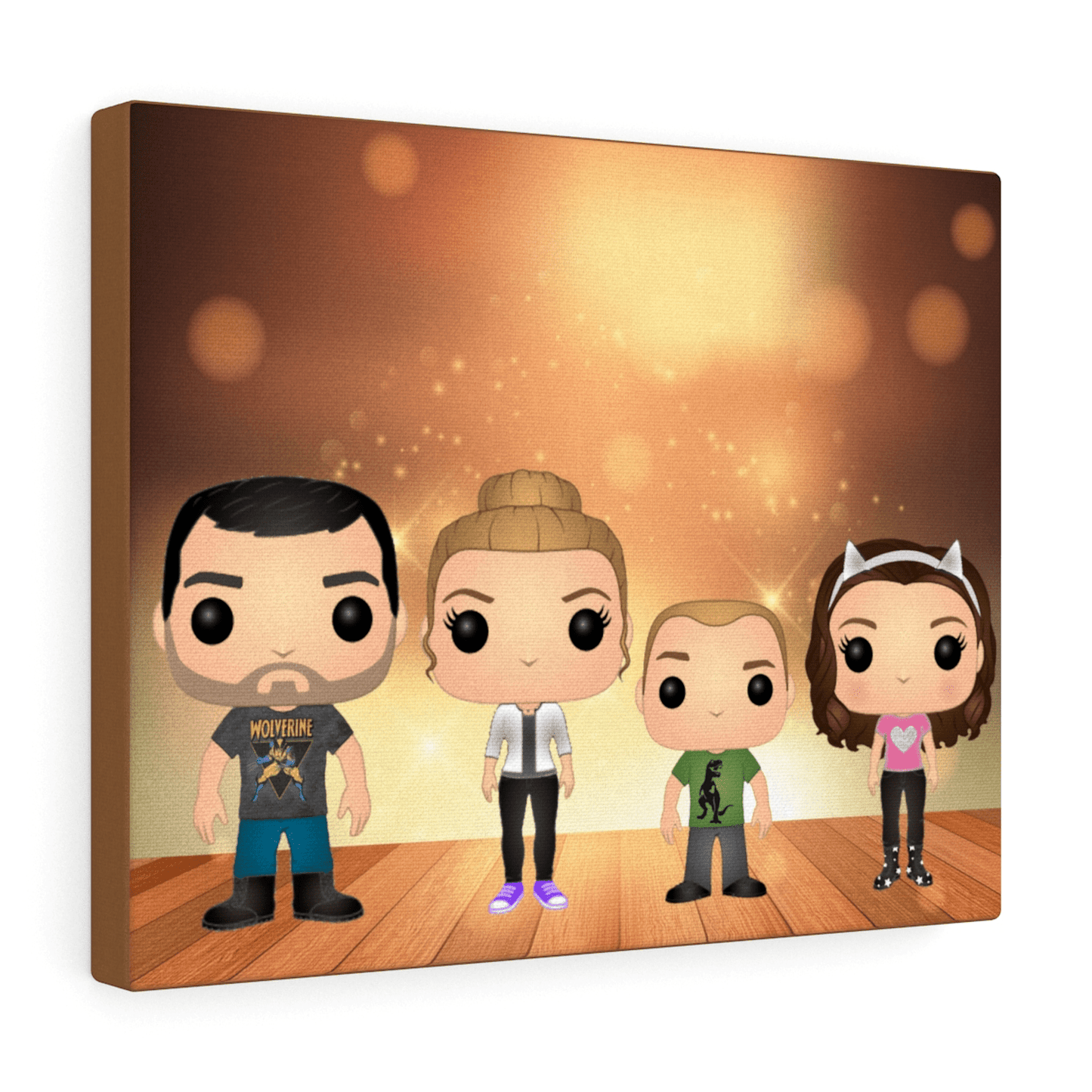 Custom Funko Pop Family Canvas