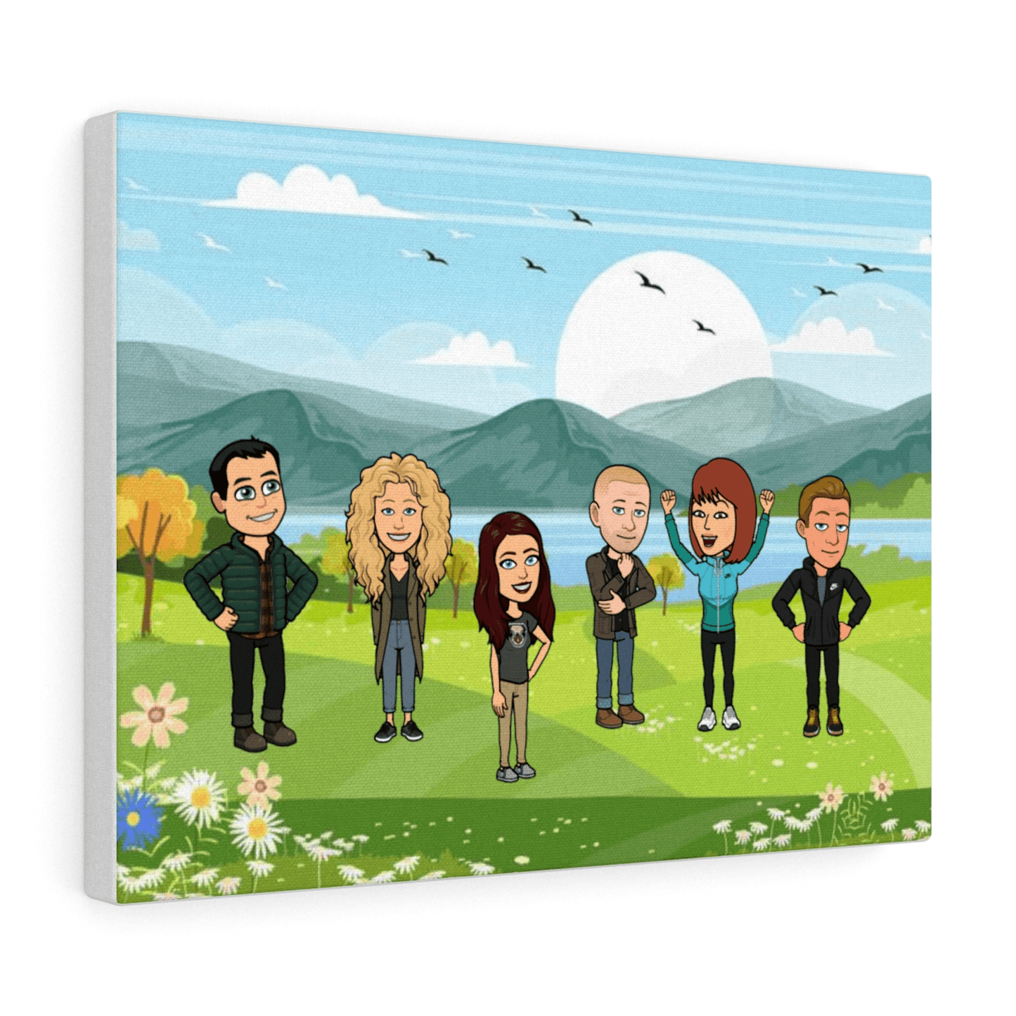 Custom Funko Pop Family Canvas