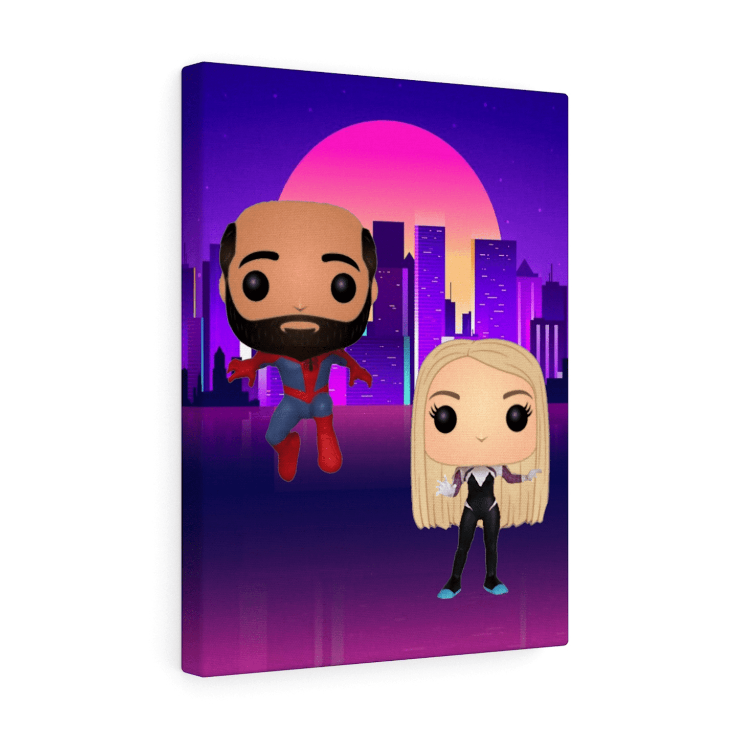 Custom Funko Pop Family Canvas