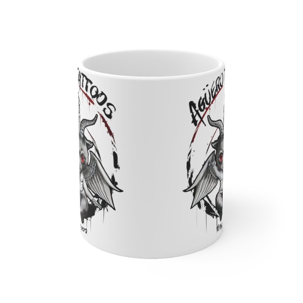 Aguero's Tattoos Little Baphy Ceramic Mug 11oz