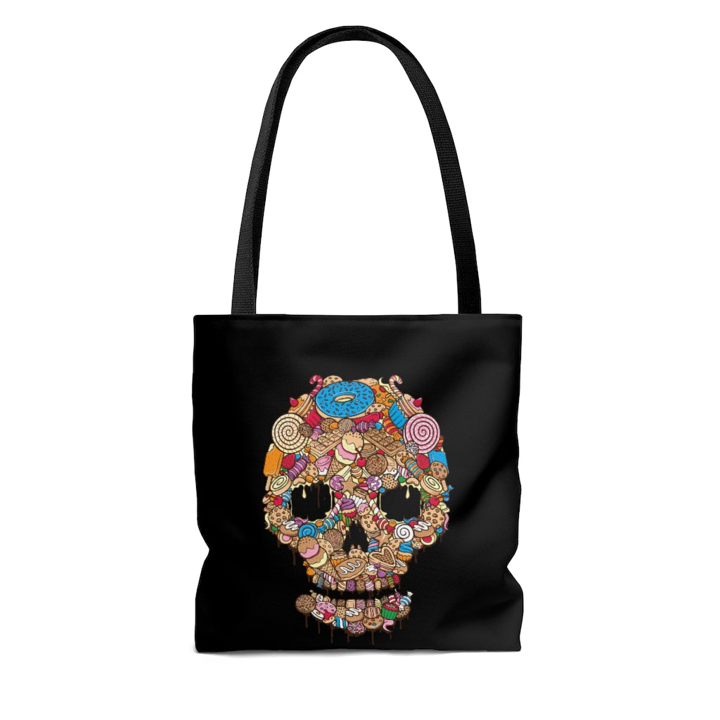 Deadly Sweet SkulI Tote Bag