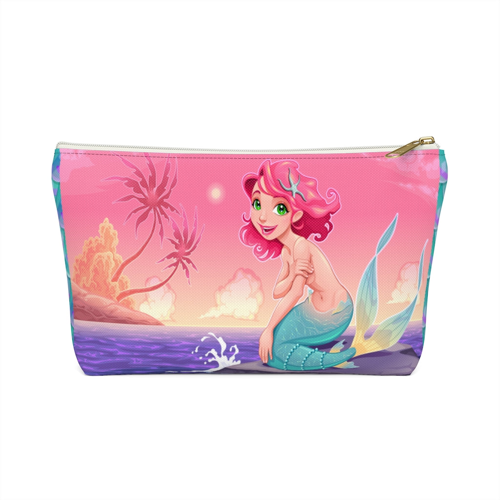 Beautiful Mermaid Accessory Pouch w T-bottom