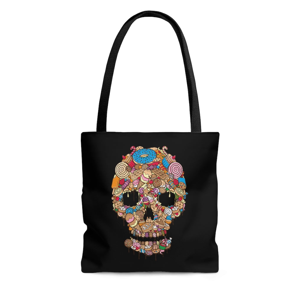 Deadly Sweet SkulI Tote Bag