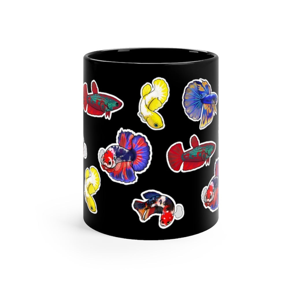 NW Bettas Group Black mug 11oz