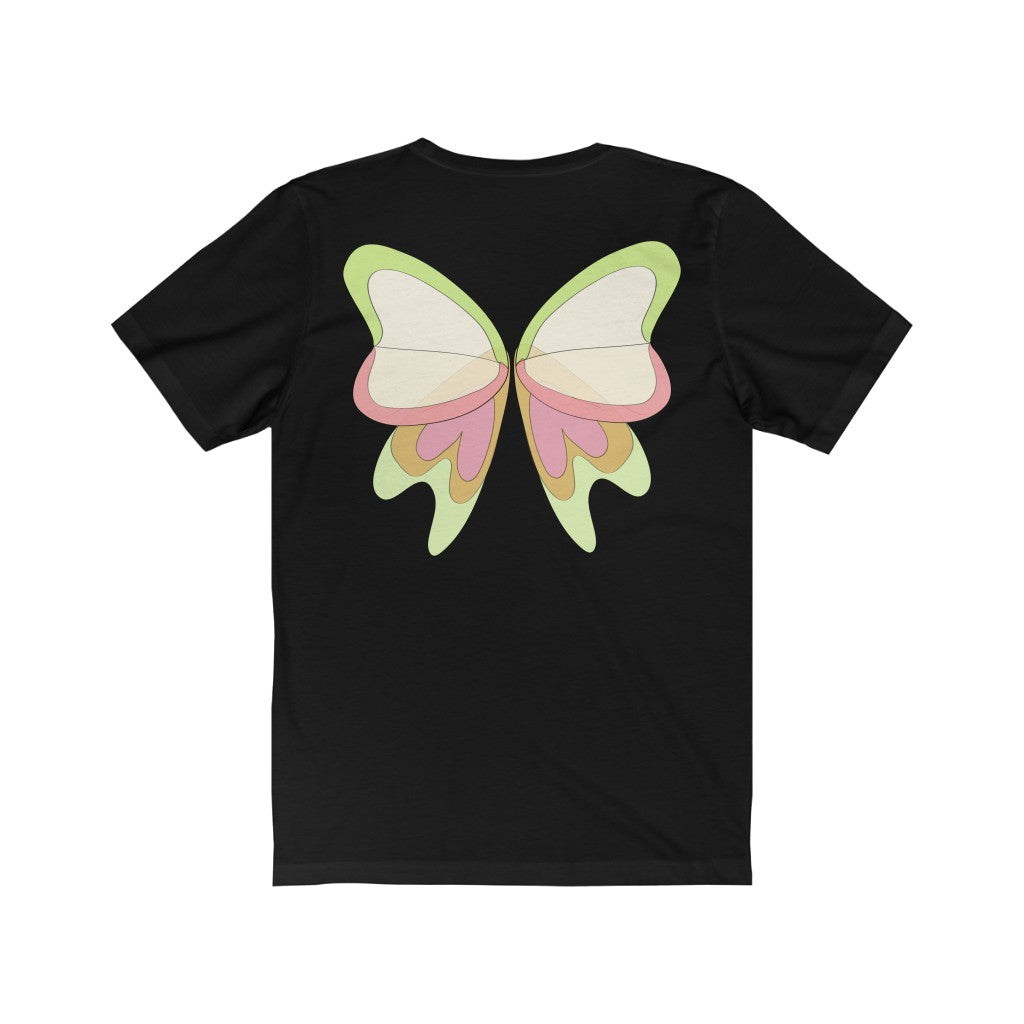 Beautiful Fairy Graphic Tee, Wings on the Back