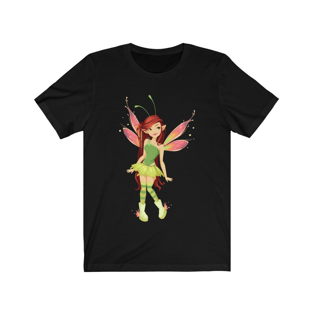 Beautiful Fairy Graphic Tee, Wings on the Back