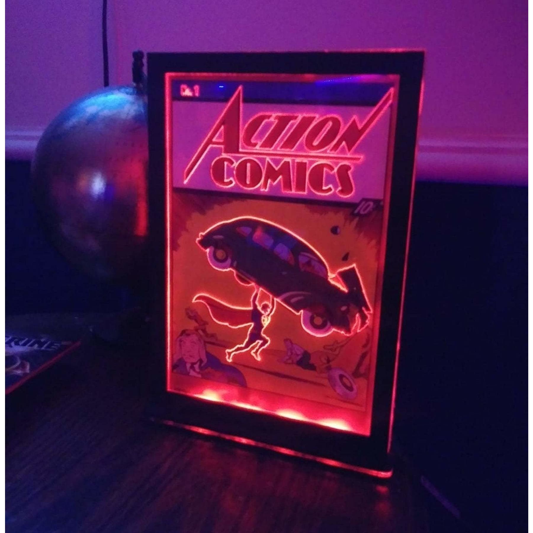 6x5' Acrylic LED Comic Poster Display Custom made for any cover you want!