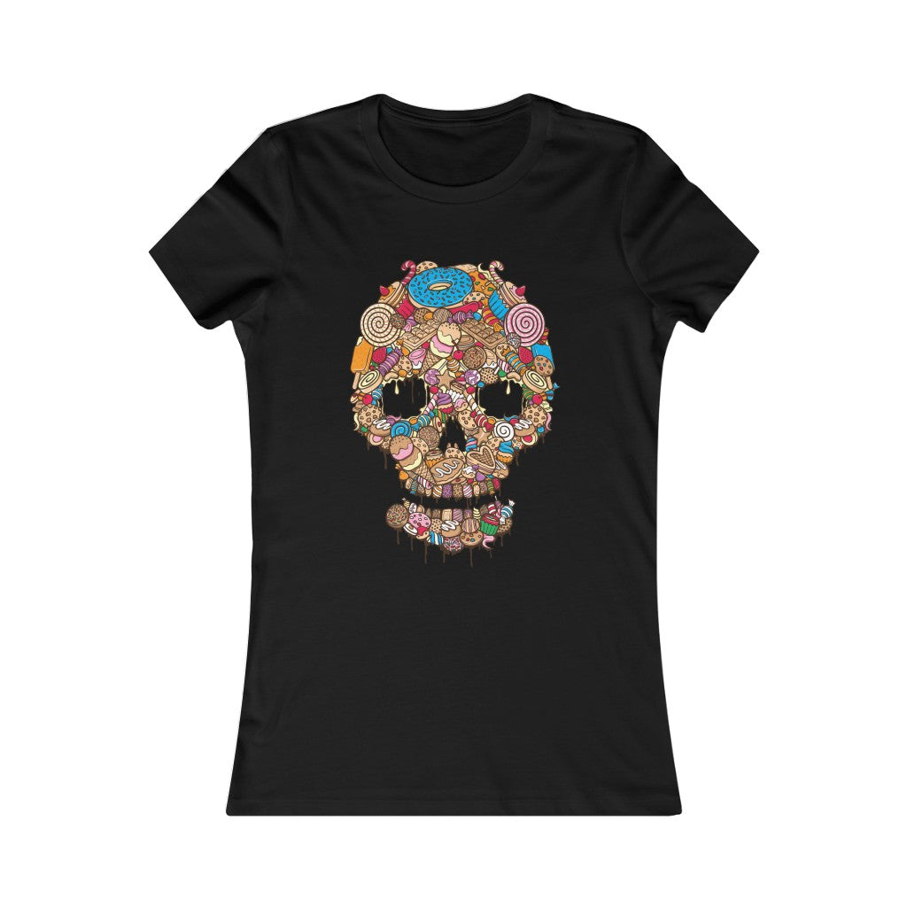 Deadly Sweet Skull, Women's Favorite Tee