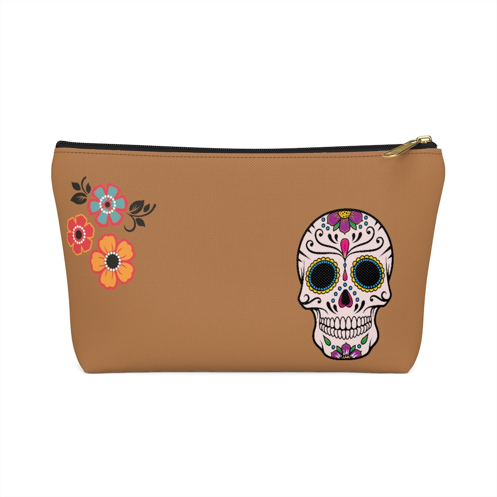 Sugar Skulls Accessory Pouch w T-bottom