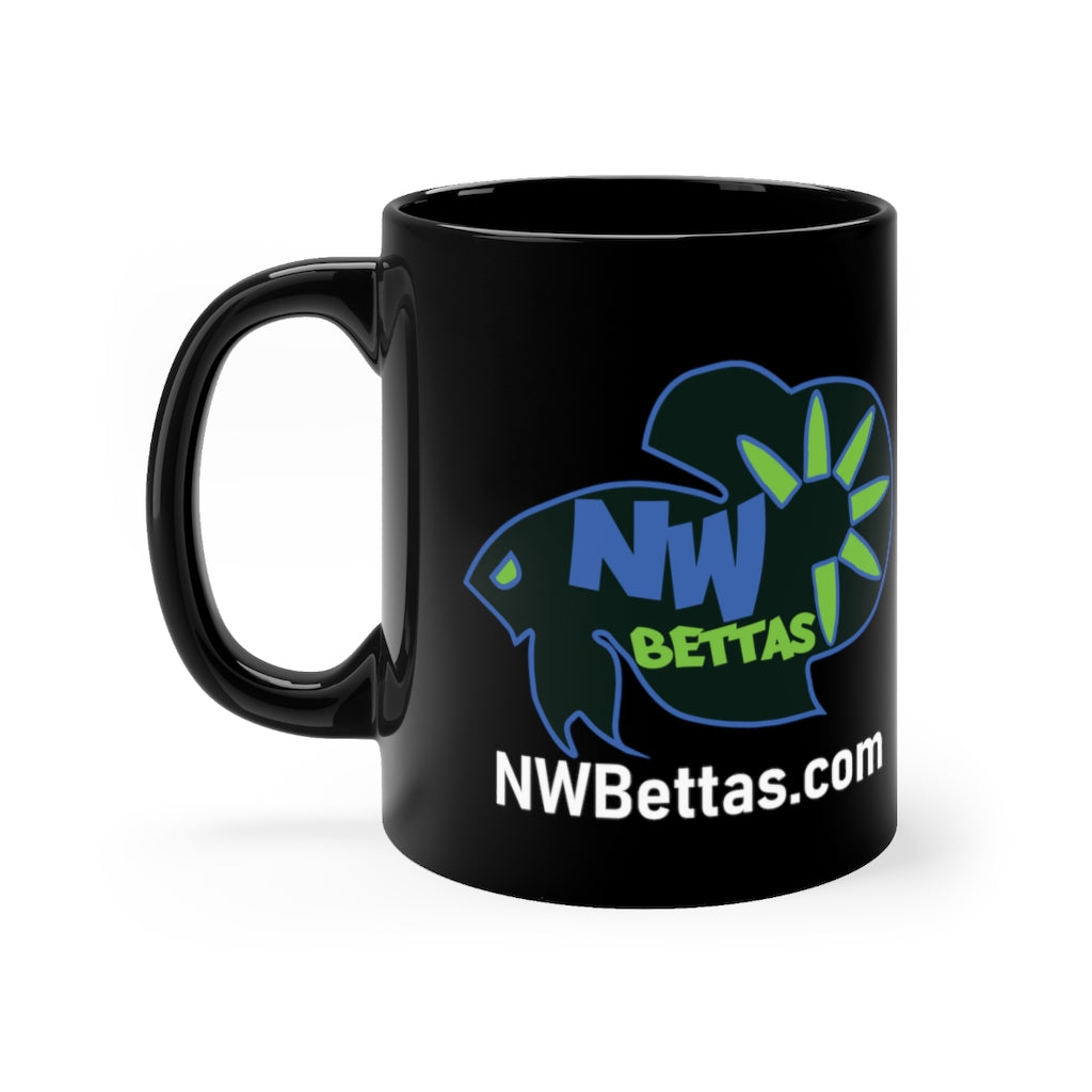 NW Bettas Logo Black mug 11oz