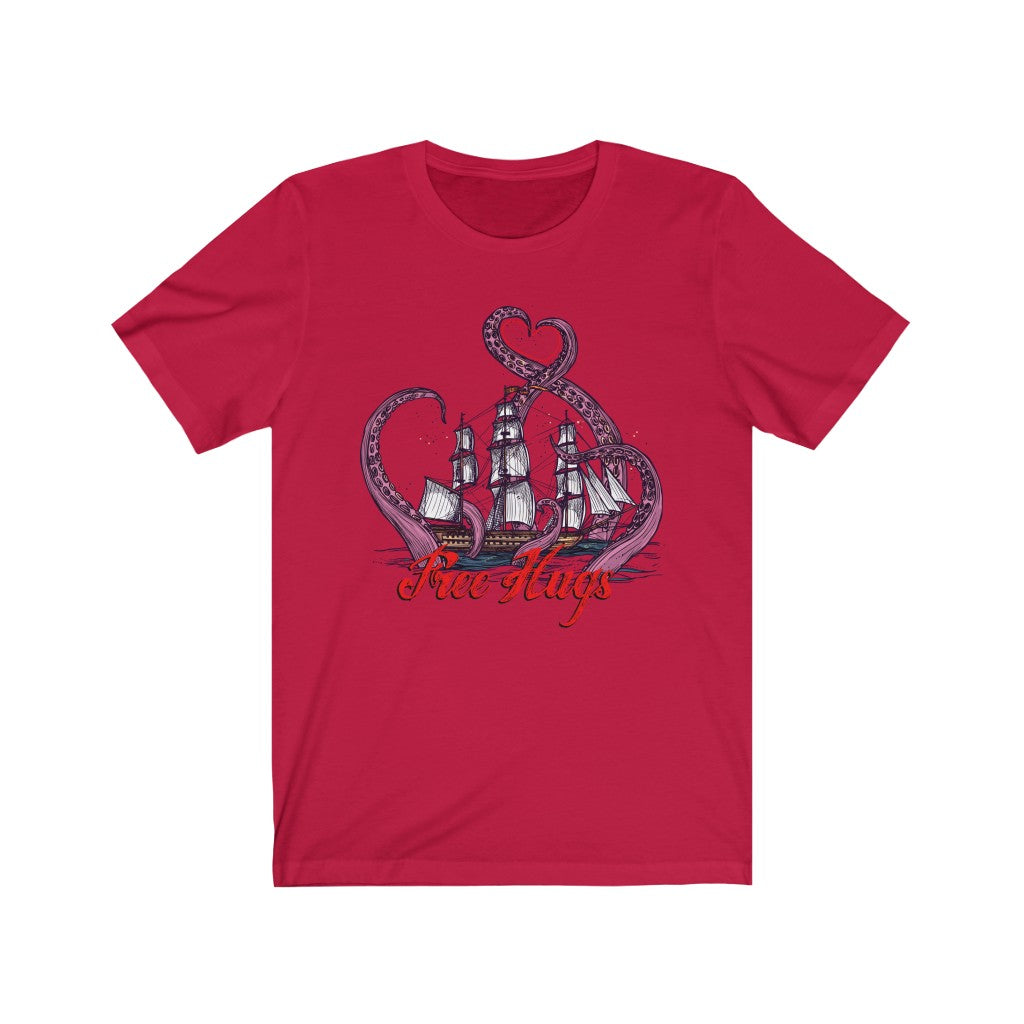 Kraken Free Hugs Unisex Short Sleeve Tee