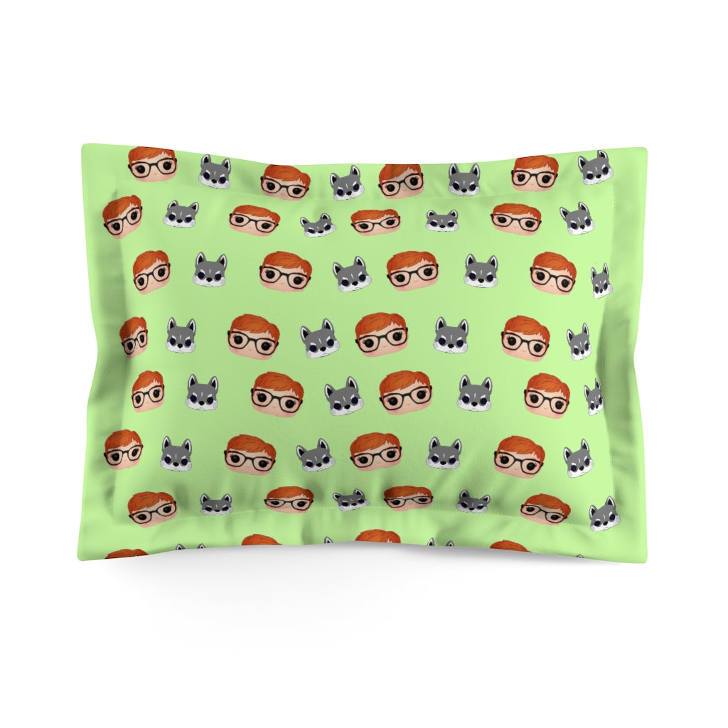 Custom Funko Pop Yourself and Pet, Microfiber Pillow Sham