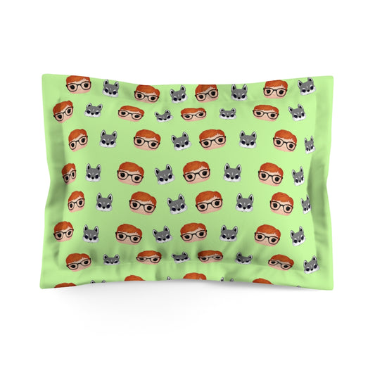 Custom Funko Pop Yourself and Pet, Microfiber Pillow Sham