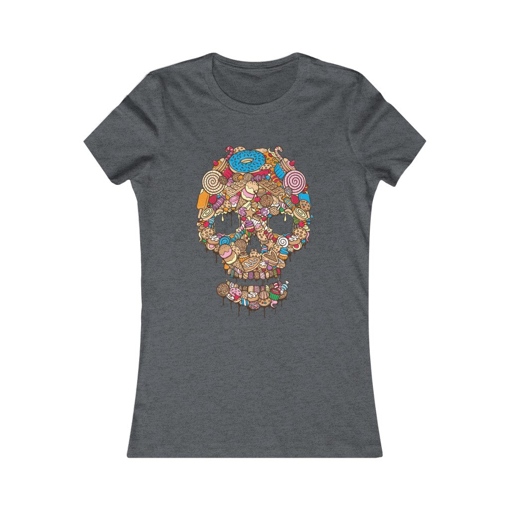 Deadly Sweet Skull, Women's Favorite Tee