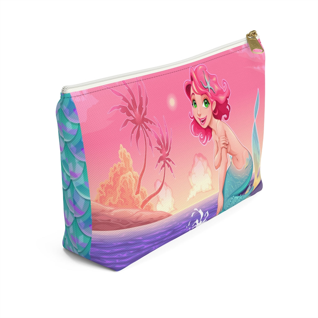 Beautiful Mermaid Accessory Pouch w T-bottom