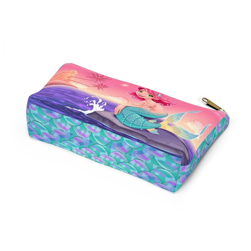 Beautiful Mermaid Accessory Pouch w T-bottom