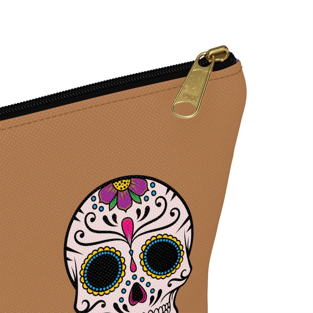 Sugar Skulls Accessory Pouch w T-bottom