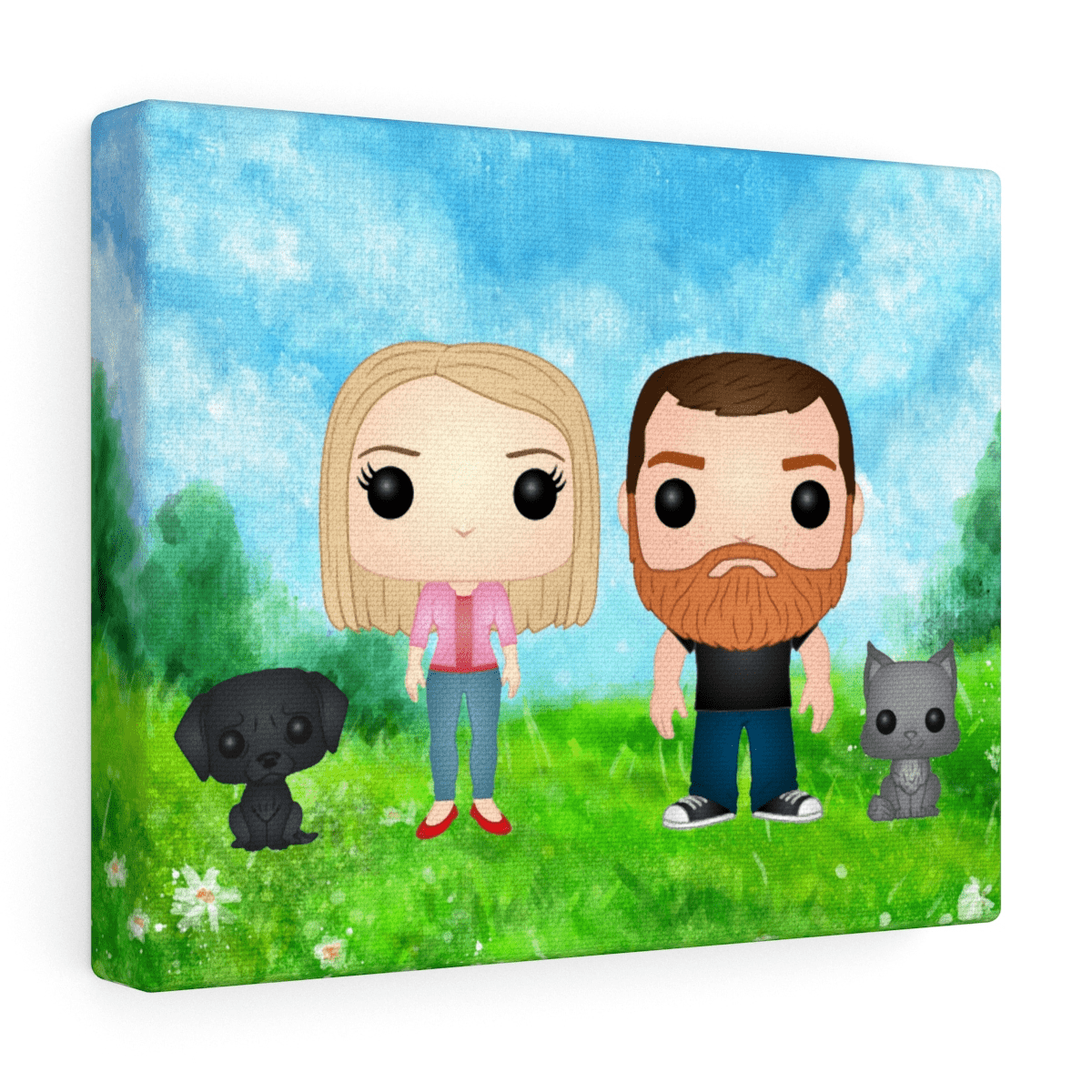 Custom Funko Pop Family Canvas