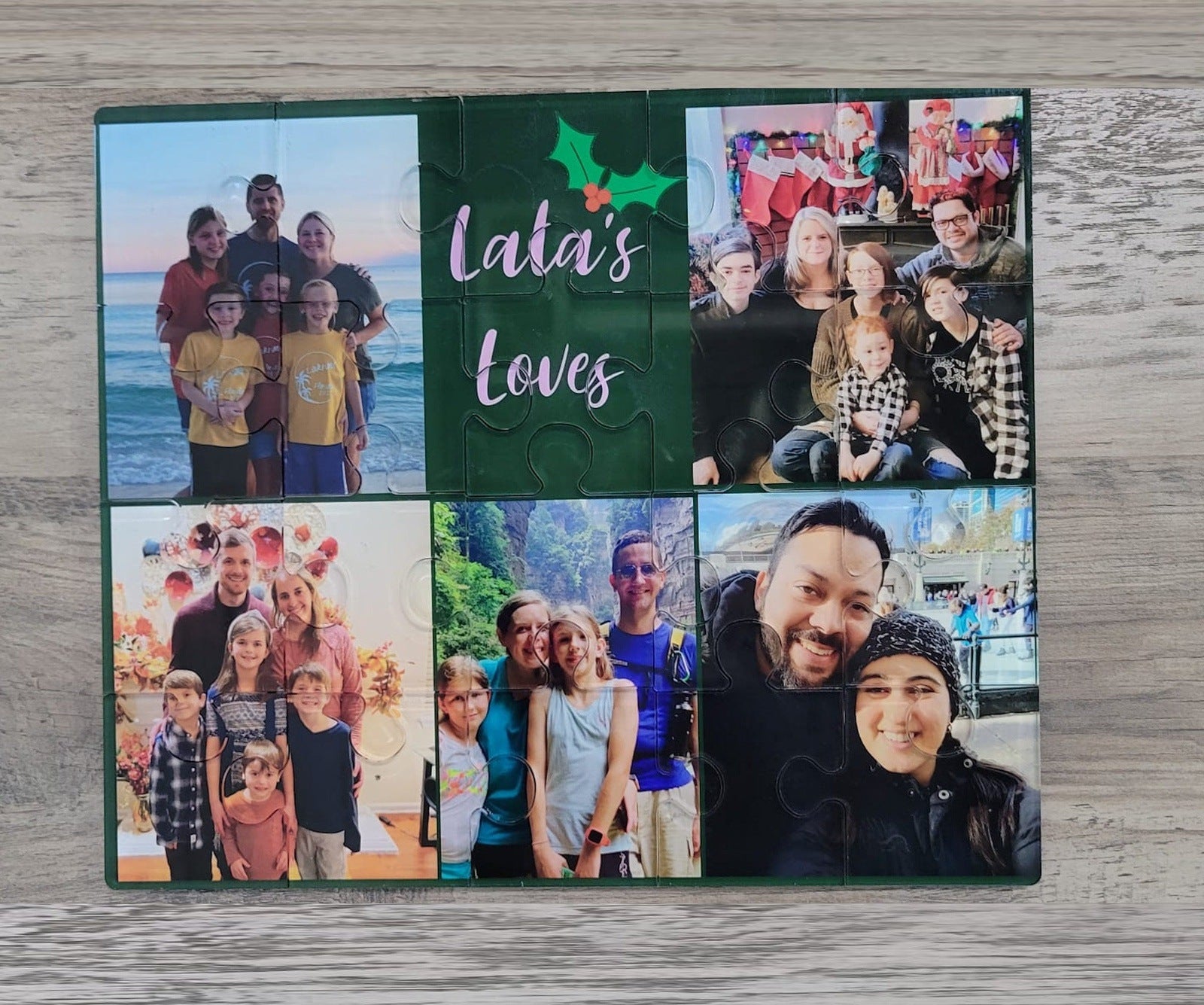 Custom Made Plexiglass Puzzle Family Photo, or any theme ideal for Valentines Day