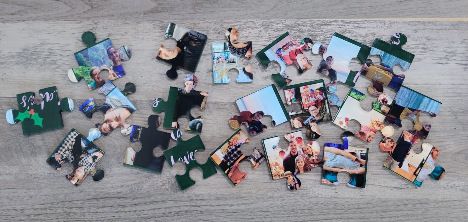 Custom Made Plexiglass Puzzle Family Photo, or any theme ideal for Valentines Day