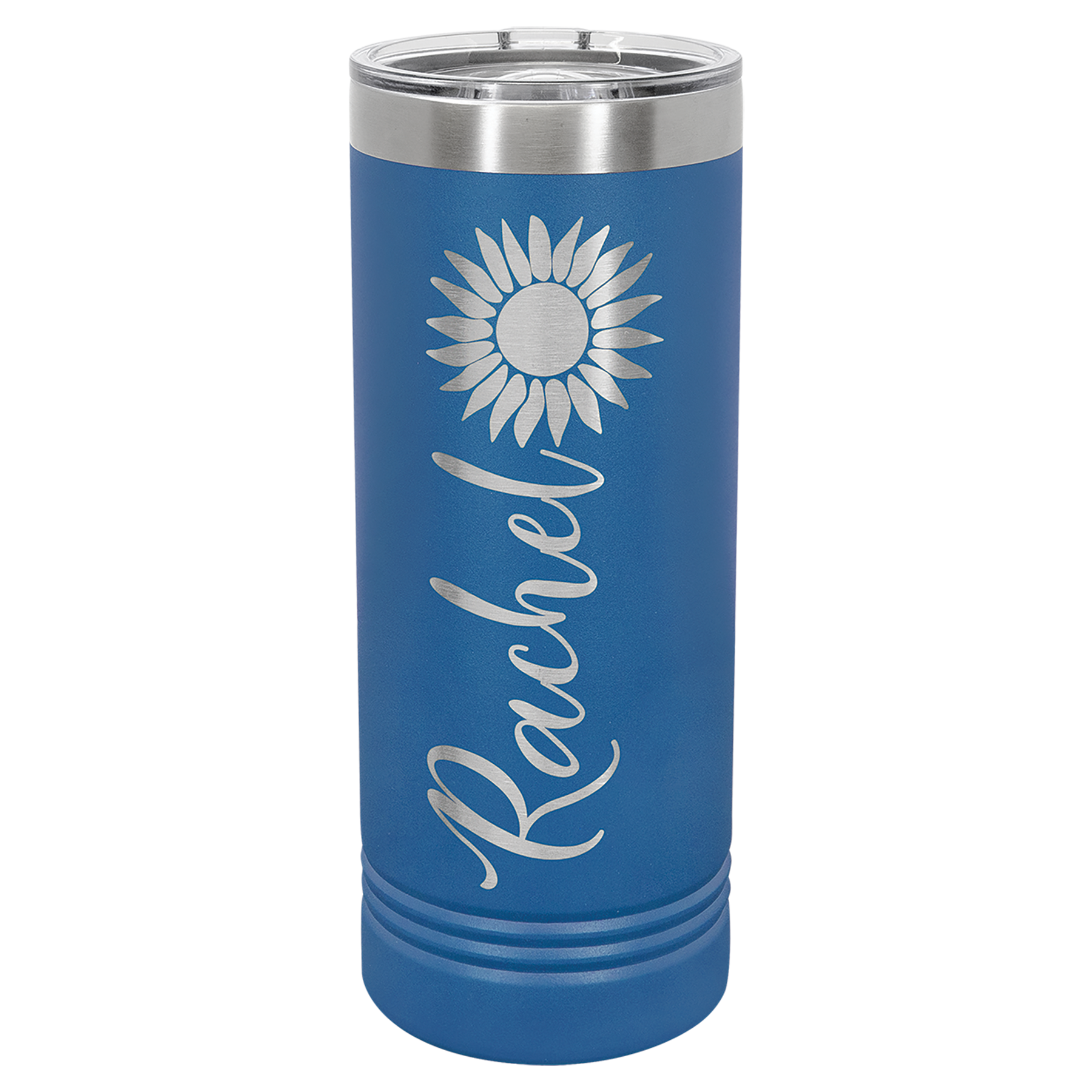 22 oz. Skinny Tumbler with Slider Lid Any Name or Logo