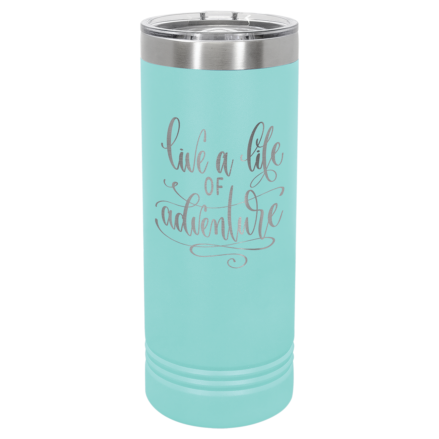 22 oz. Skinny Tumbler with Slider Lid Any Name or Logo