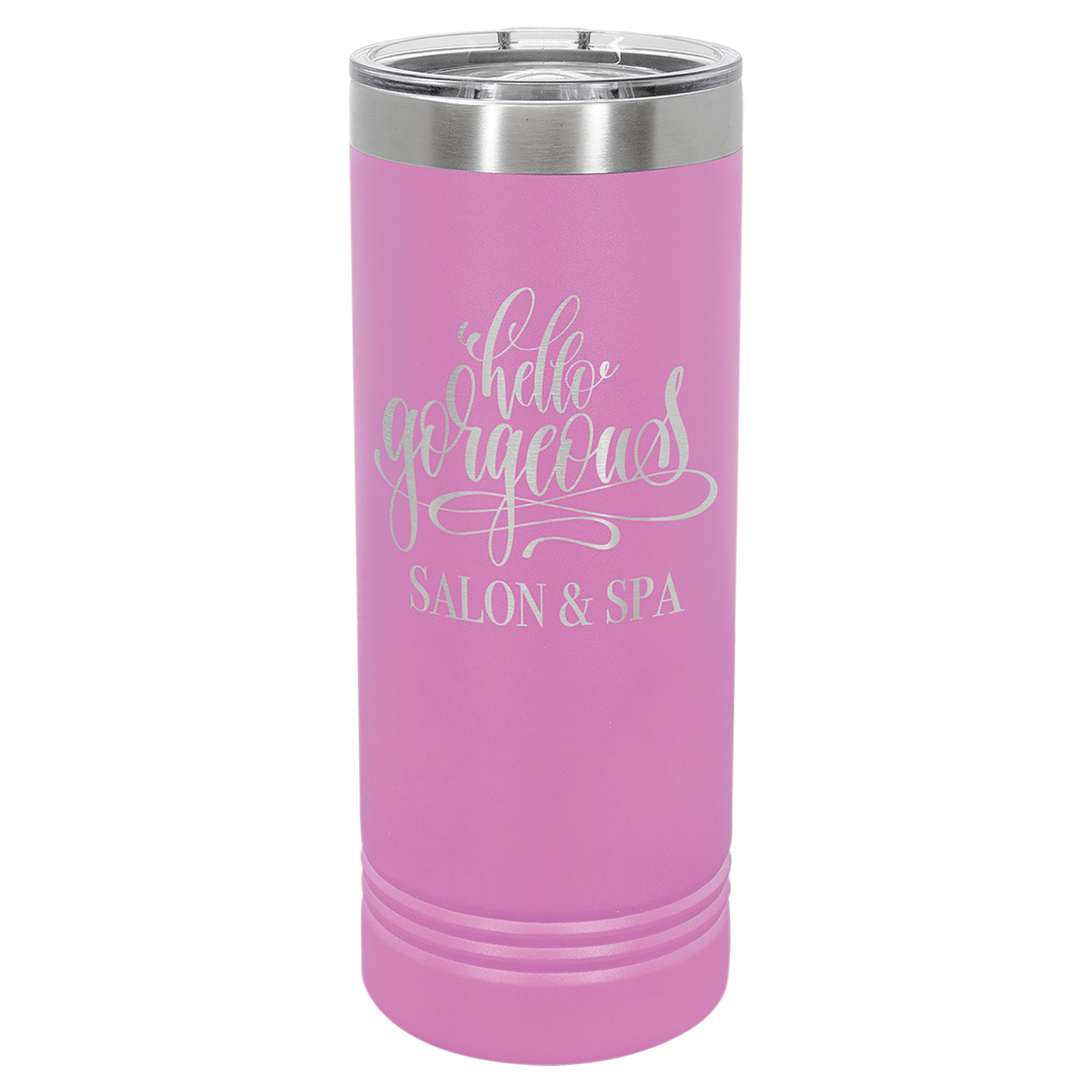 22 oz. Skinny Tumbler with Slider Lid Any Name or Logo