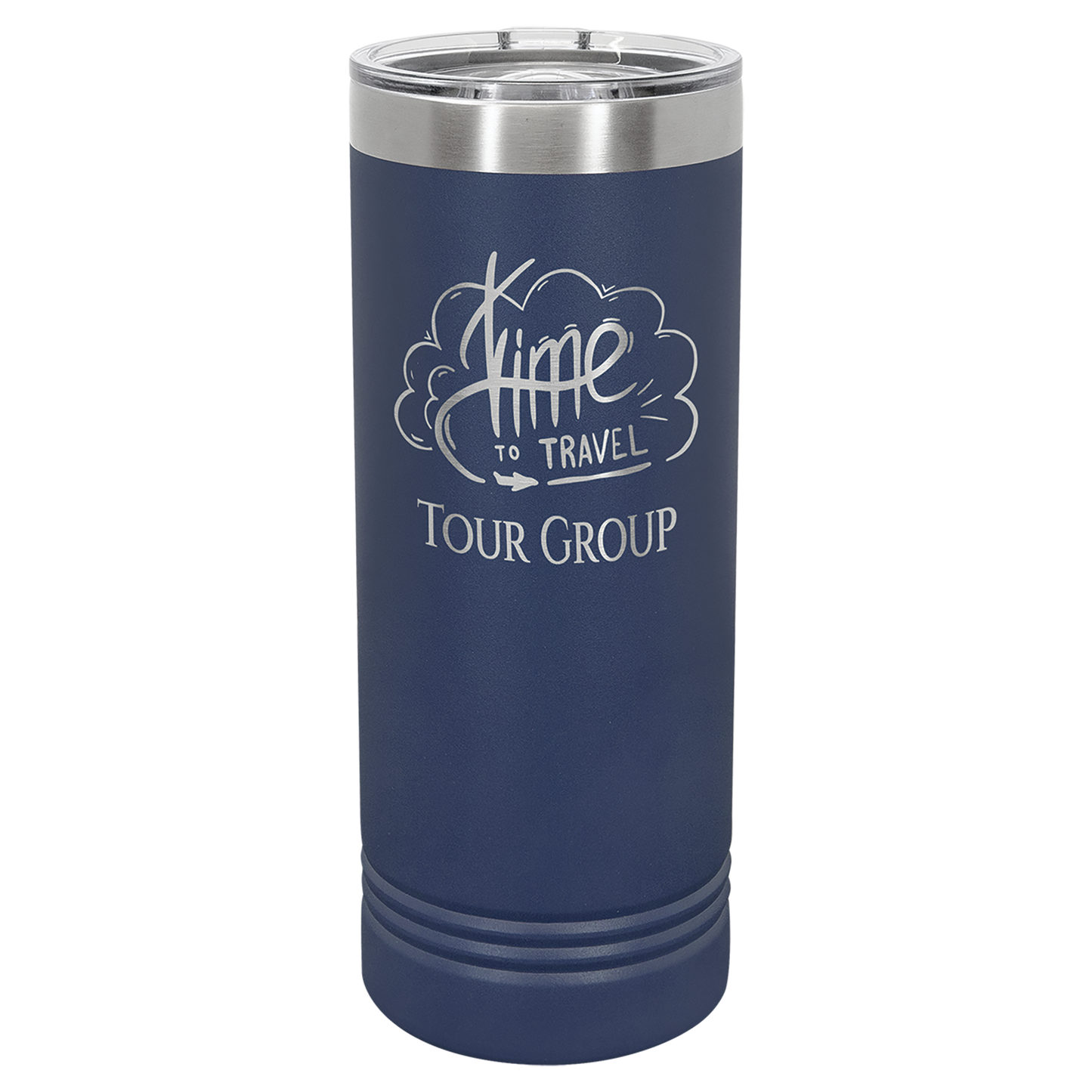 22 oz. Skinny Tumbler with Slider Lid Any Name or Logo