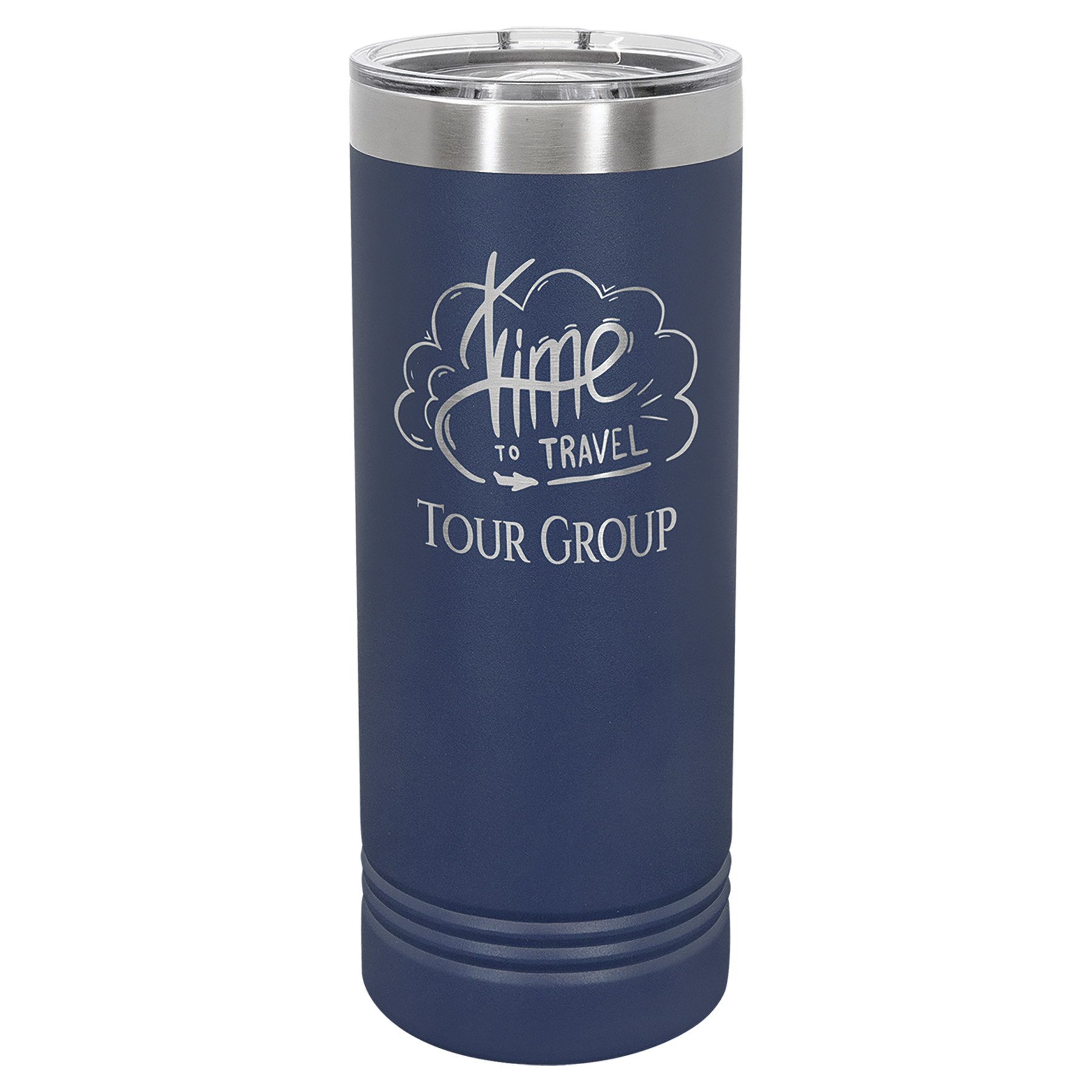 22 oz. Skinny Tumbler with Slider Lid Any Name or Logo