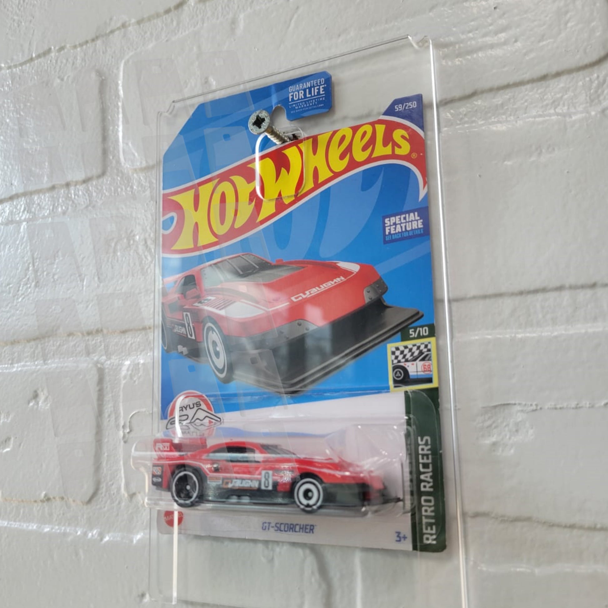 Acrylic Display Single Blister Protector Hot Wheels, Matchbox