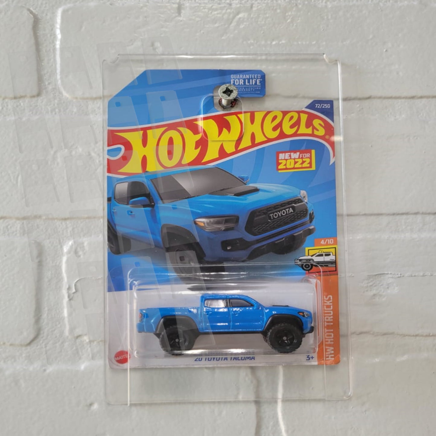 Acrylic Display Single Blister Protector Hot Wheels, Matchbox