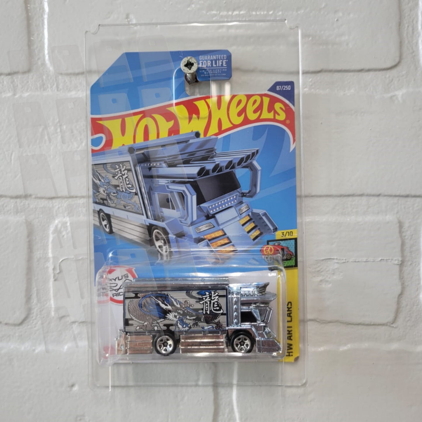 Acrylic Display Single Blister Protector Hot Wheels, Matchbox