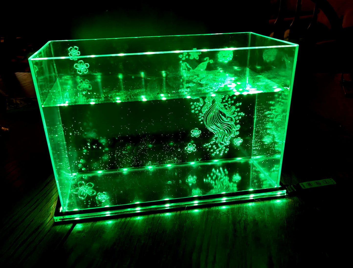 1.3g Fish Tank with LED and Custom Design