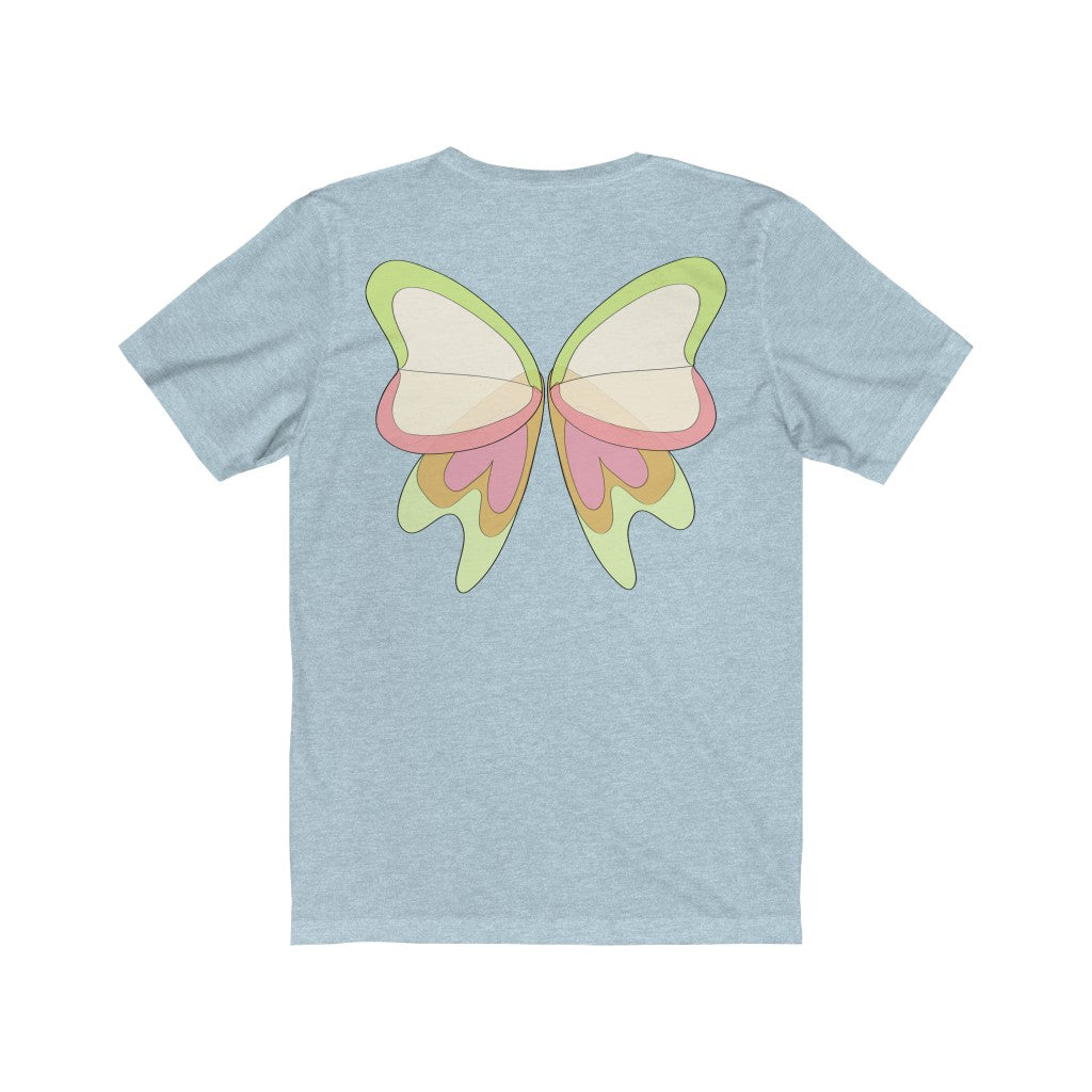 Beautiful Fairy Graphic Tee, Wings on the Back