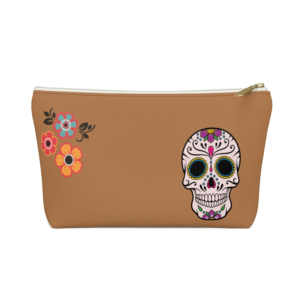 Sugar Skulls Accessory Pouch w T-bottom