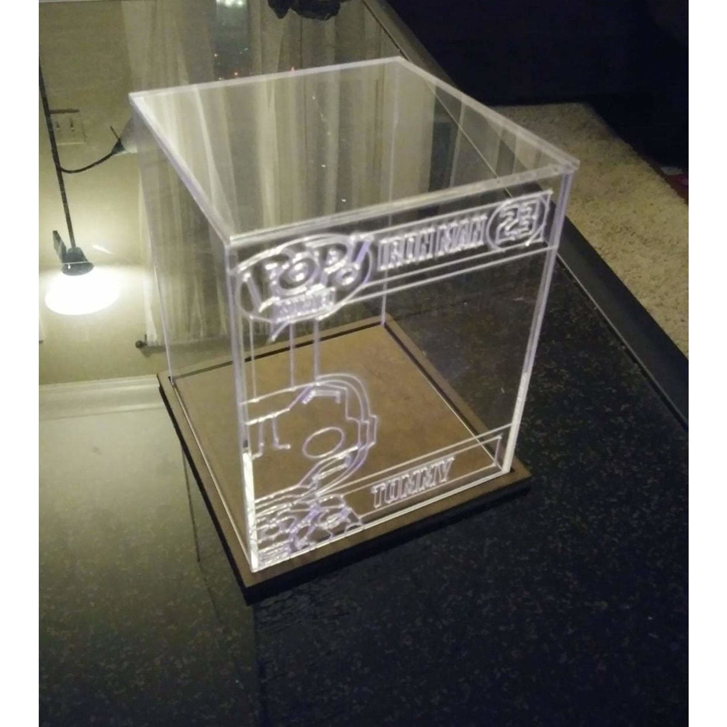 Acrylic Case Box for Unboxed Funko Pop, Custom Made Any Character No LED