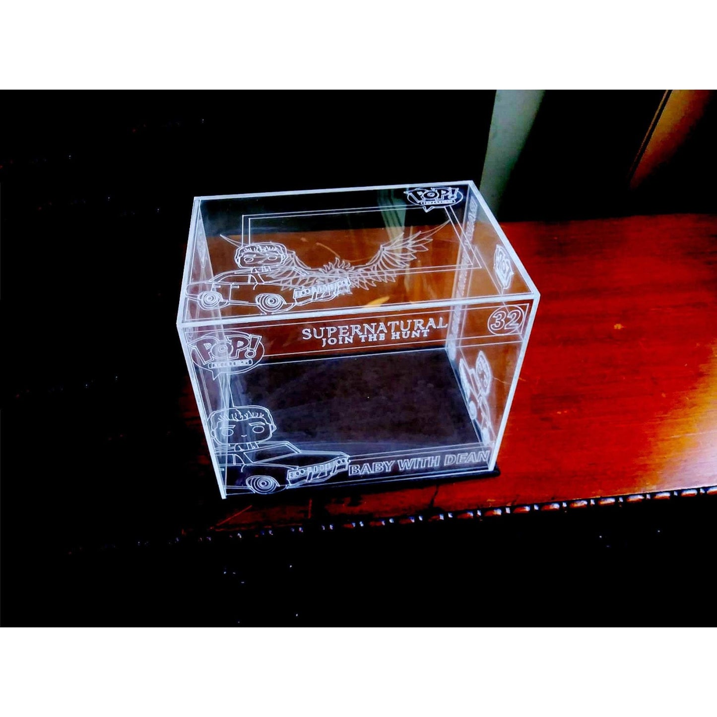 Acrylic Display Box Case for Funko Rides, Any theme No LED version