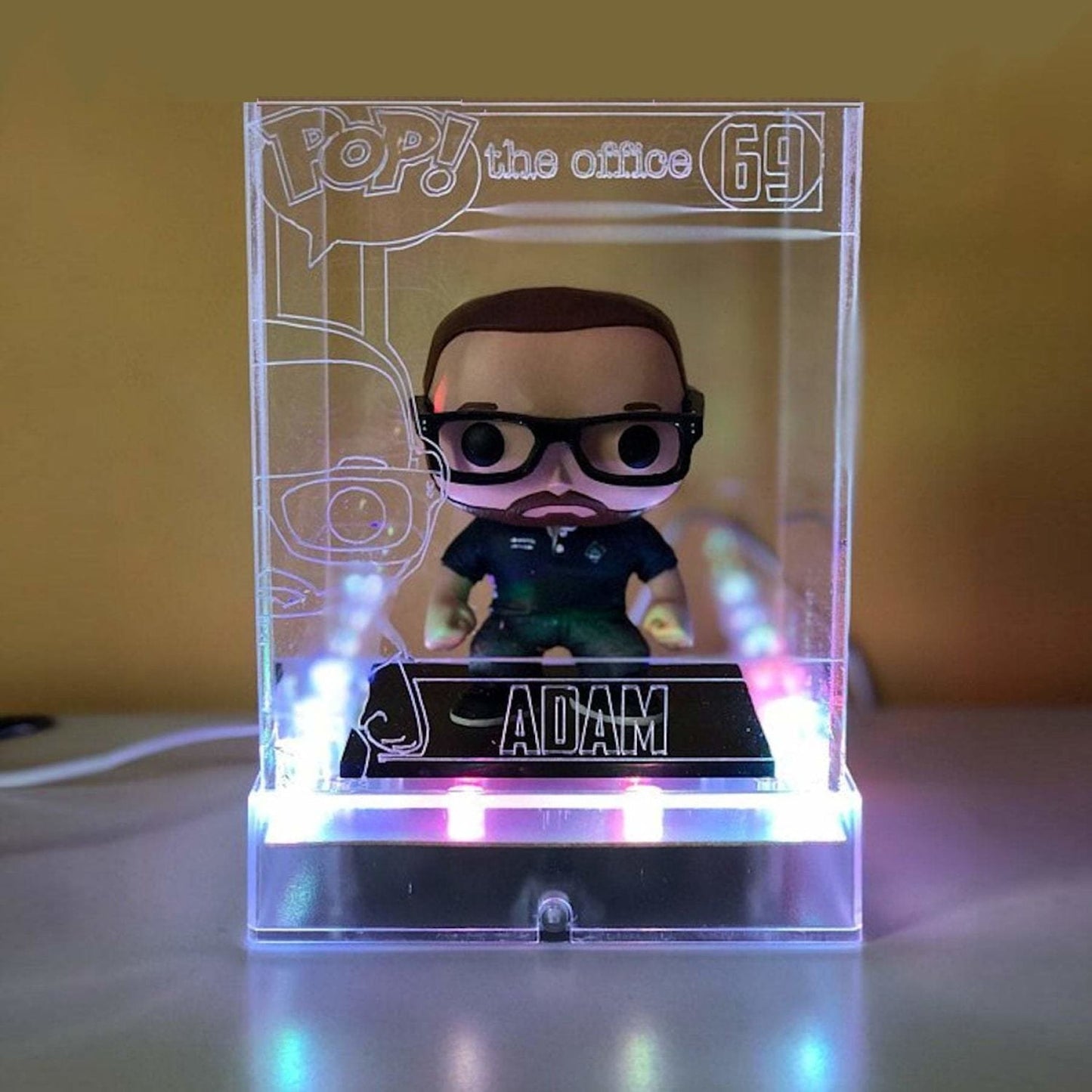 Acrylic LED Box Case for Unboxed Funko Pop , Custom Made Any Pop