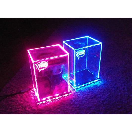 Acrylic LED Case for Boxed Funko Pop Engraved Design