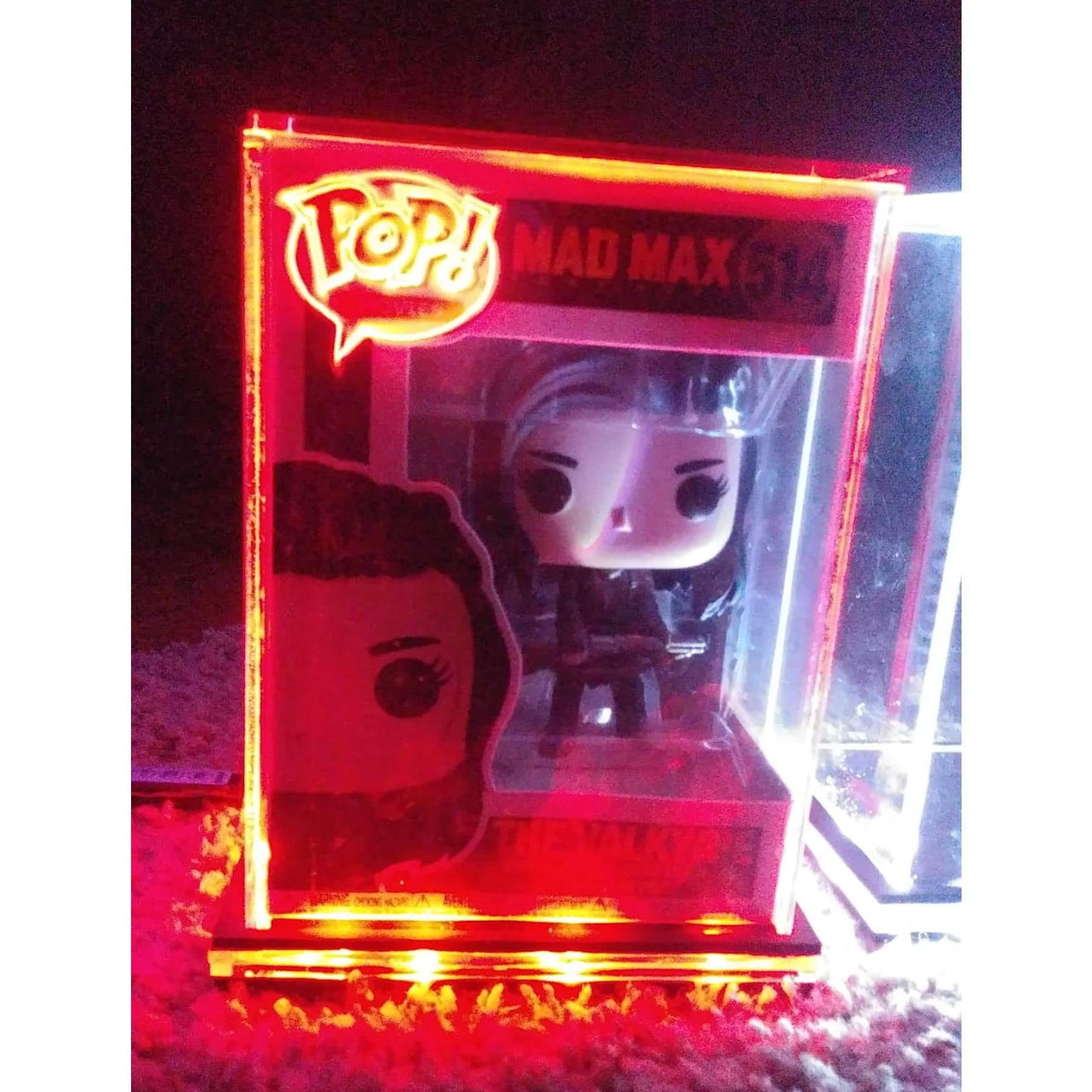 Acrylic LED Case for Boxed Funko Pop Engraved Design