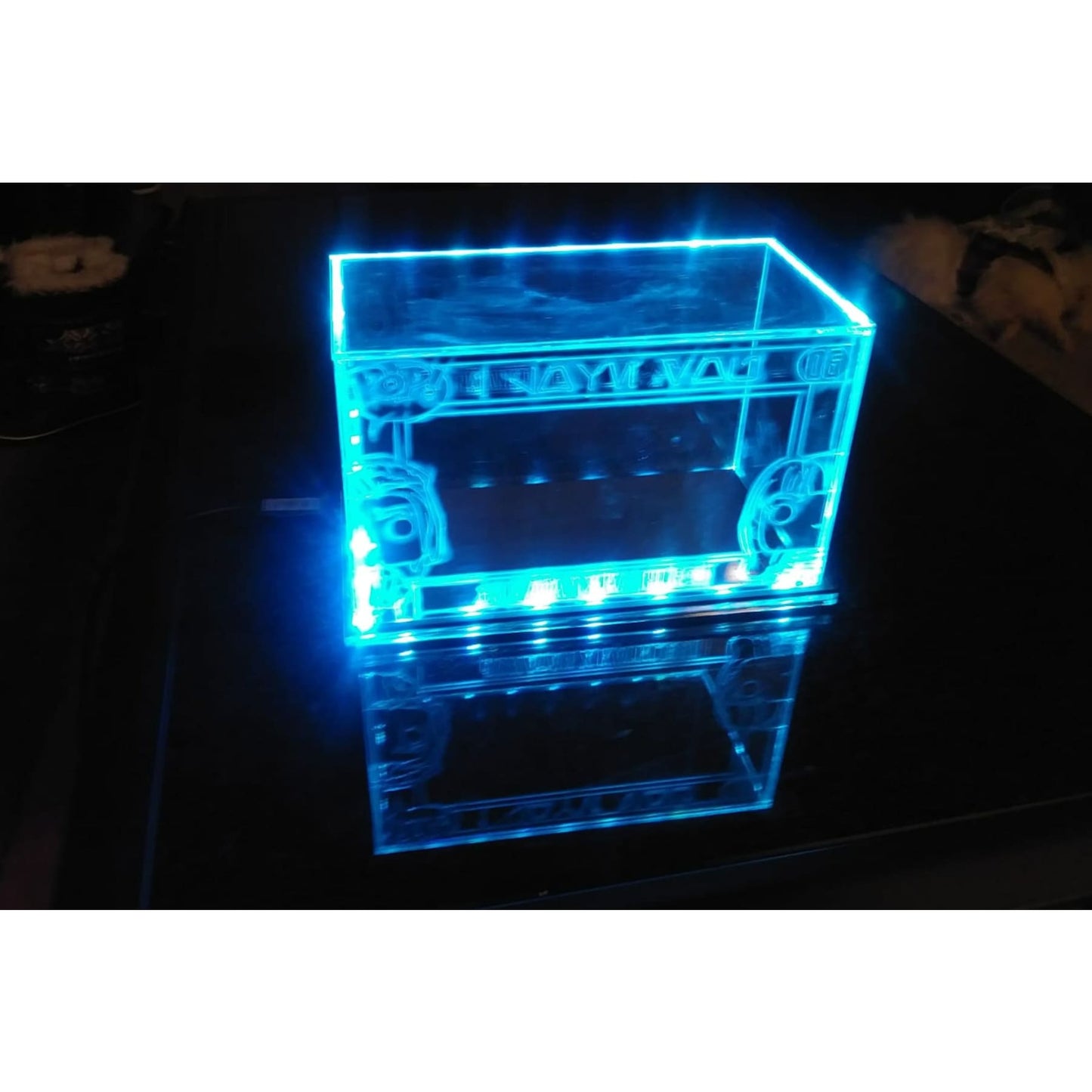 Acrylic LED Display Case for 2 Unboxed Funko Pop, custom made