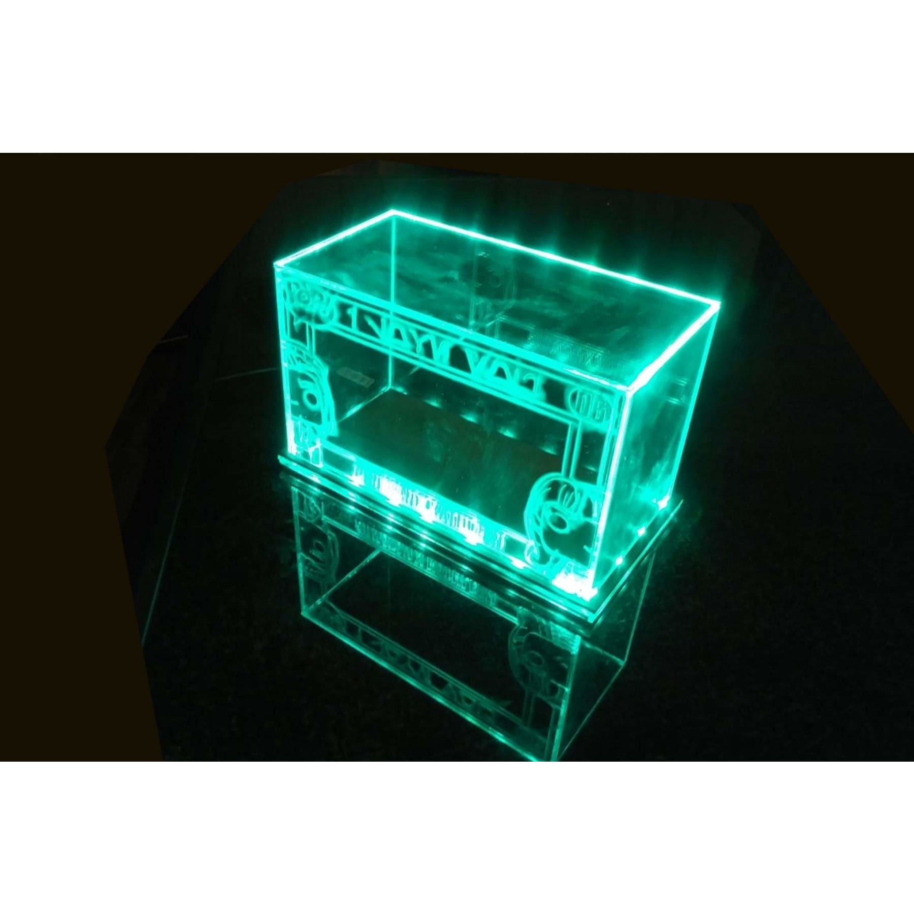 Acrylic LED Display Case for 2 Unboxed Funko Pop, custom made