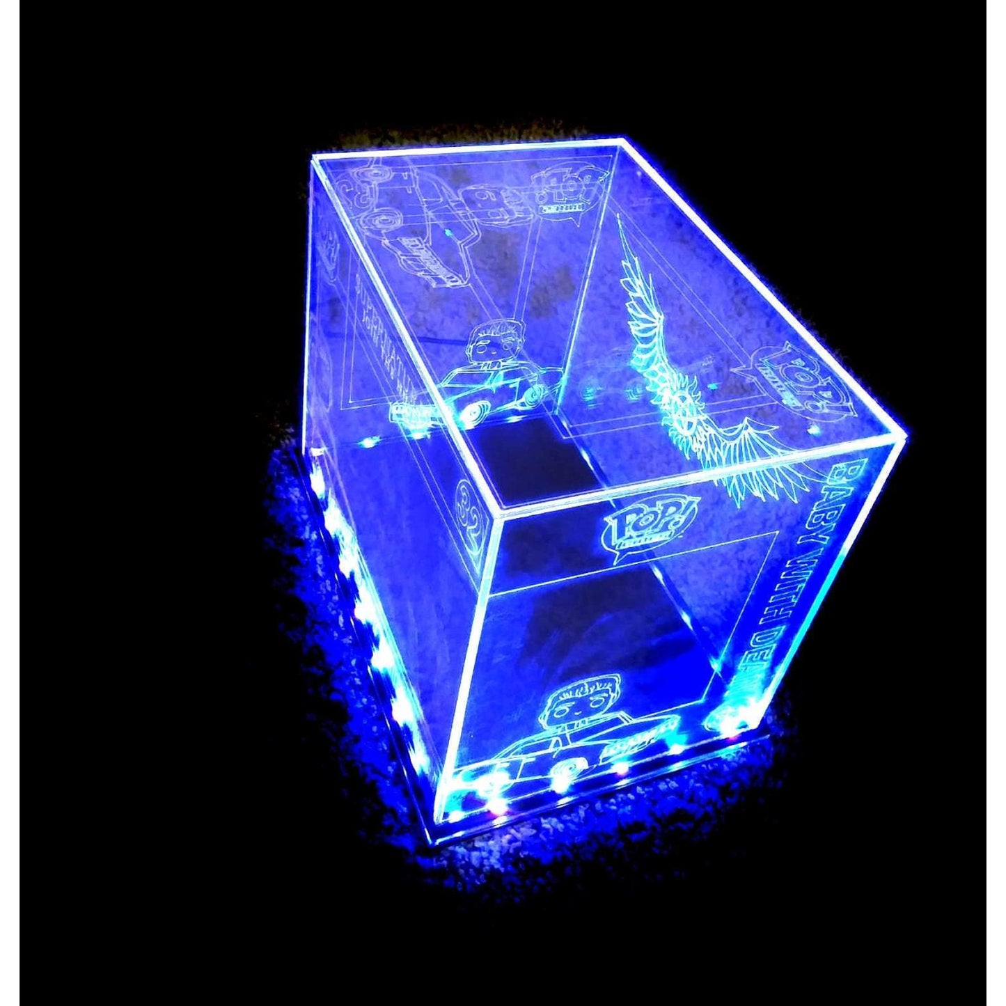 Acrylic LED Display Case for Funko Rides, Any theme