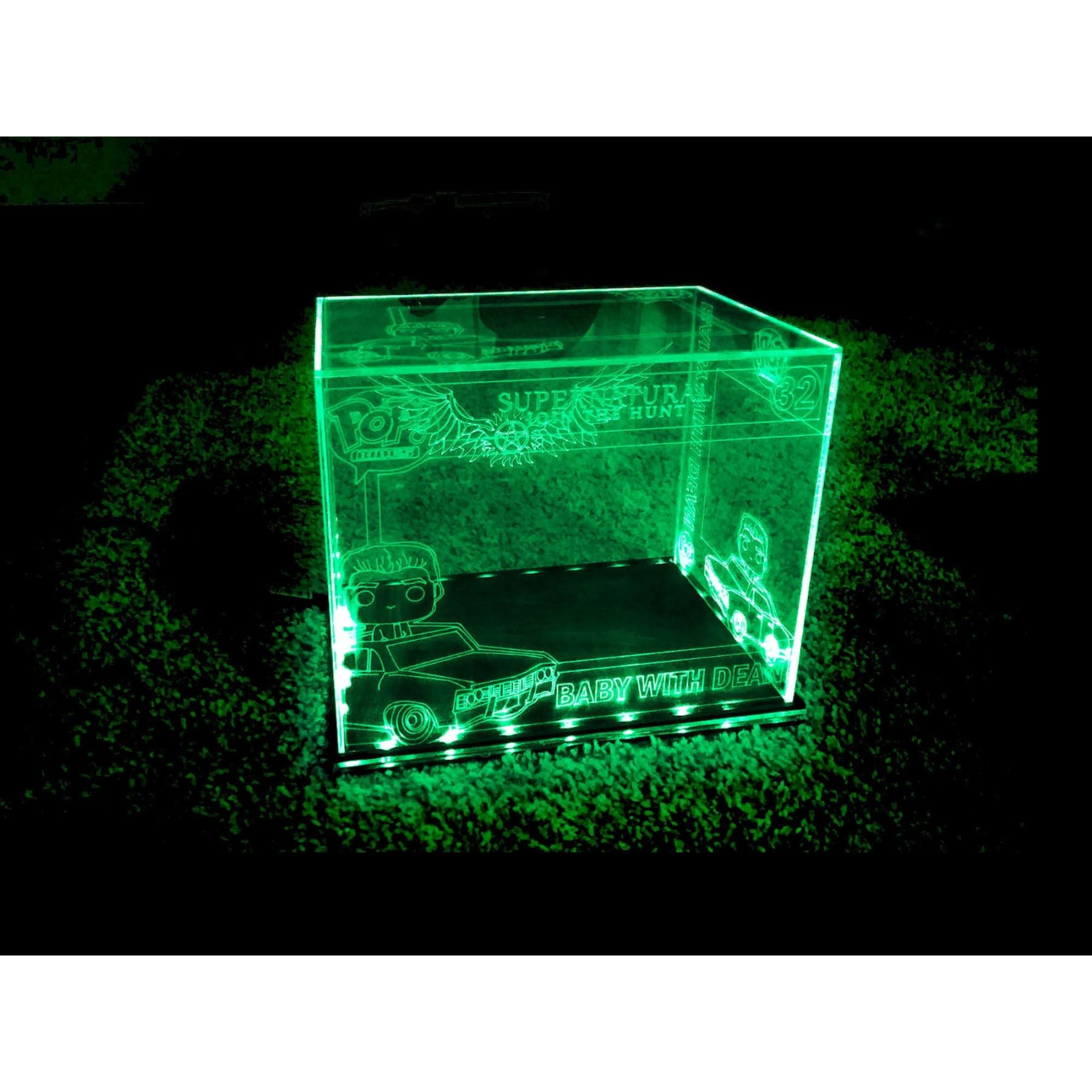 Acrylic LED Display Case for Funko Rides, Any theme